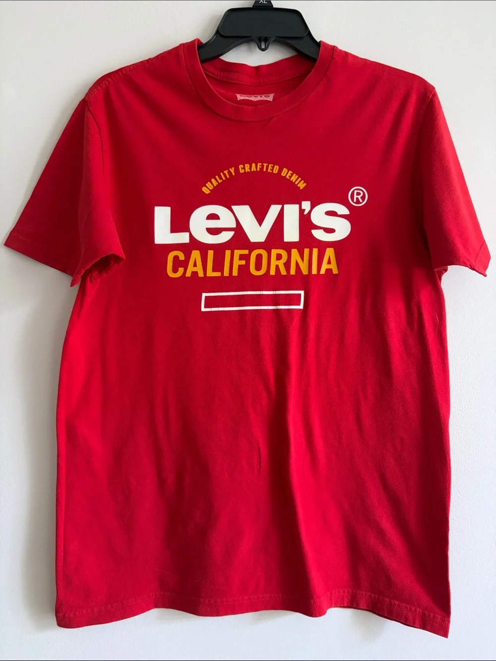 Levi's Red California Logo Short Sleeve Tee